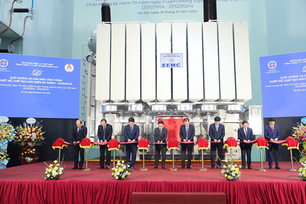 M&aacute;y biến &aacute;p 500kV &ldquo;made in Vietnam&rdquo; c&oacute; c&ocirc;ng suất lớn nhất ch&iacute;nh thức xuất xưởng- Ảnh 1.