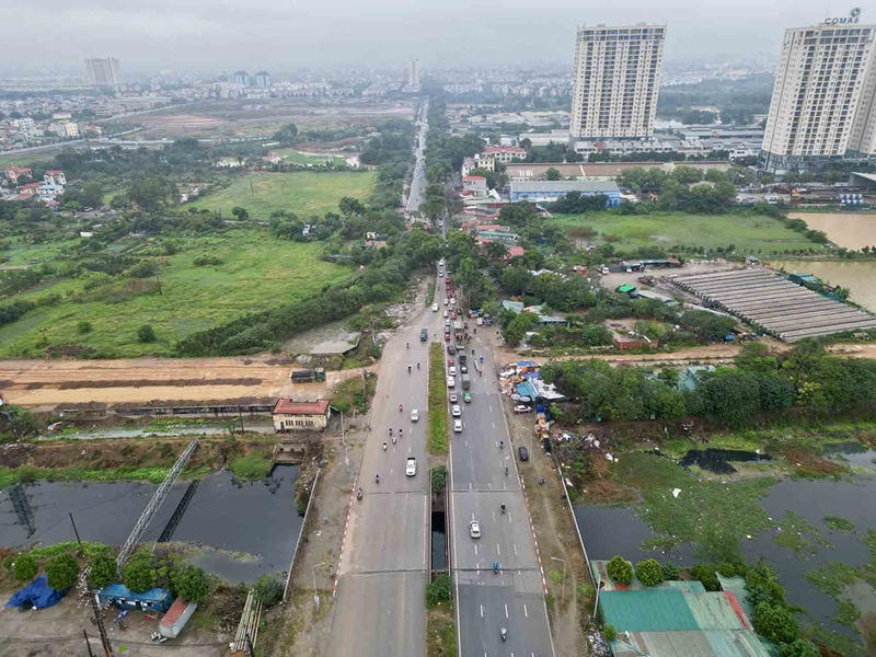 H&agrave; Nội&nbsp;chi gần 5.500 tỉ đồng mở rộng đường 70 đoạn H&agrave; Đ&ocirc;ng - Văn Điển l&ecirc;n gấp 5 lần- Ảnh 1.