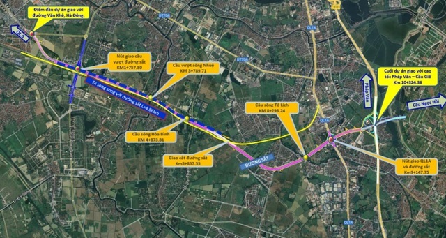 Thu hồi 136ha đất để triển khai hai tuyến vành đai trọng điểm của Hà Nội- Ảnh 1.