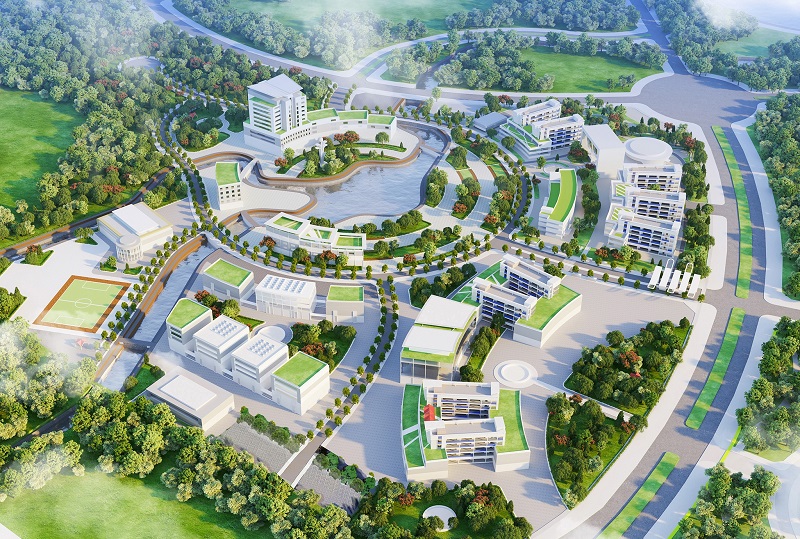 Hà Nội khởi công trường đại học hơn 400 tỷ, đáp ứng nhu cầu học tập của 4.400 sinh viên- Ảnh 1.