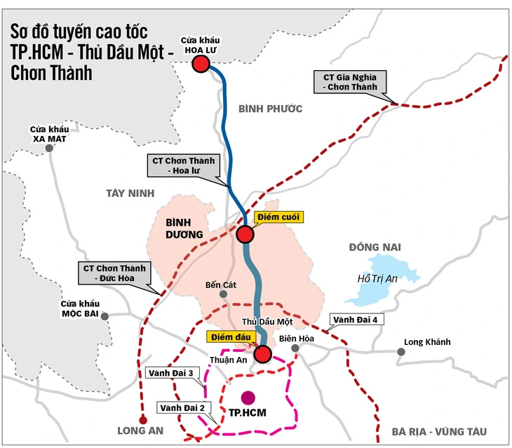 Ấn định thời gian khởi công tuyến cao tốc dài 55km đi qua Bình Dương- Ảnh 1.
