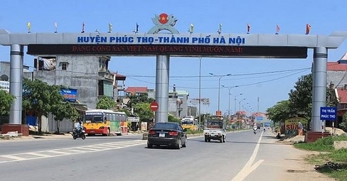 Ph&uacute;c Thọ khởi c&ocirc;ng đường v&agrave;nh đai thị trấn nối hai tỉnh lộ quan trọng- Ảnh 1.