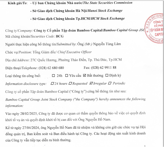 V&igrave; sao cựu Chủ tịch Bamboo Capital Nguyễn Hồ Nam bị khởi tố?- Ảnh 3.