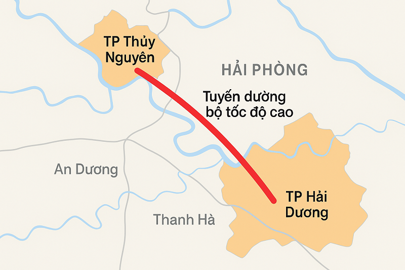 Hải Phòng và Hải Dương sẽ xây dựng tuyến đường bộ tốc độ cao nối trung tâm hai thành phố- Ảnh 1.