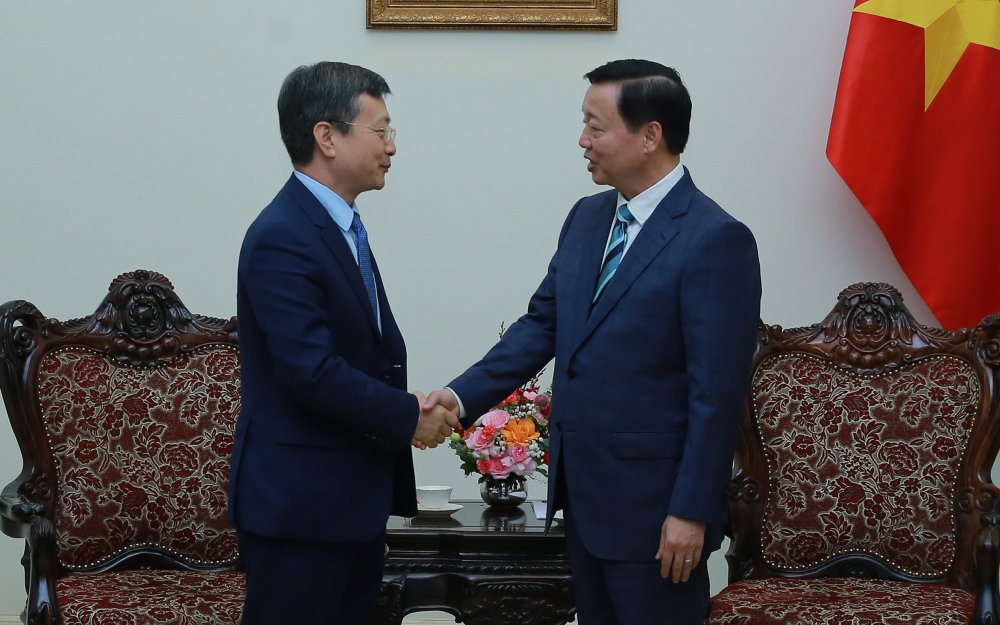 Phó Thủ tướng Trần Hồng Hà tiếp xã giao lãnh đạo Công ty Công trình xây dựng Trung Quốc- Ảnh 1.