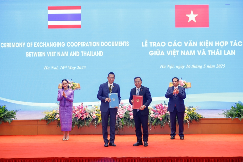 Việt Nam – Thái Lan trao loạt văn kiện hợp tác chiến lược, mở rộng hợp tác kinh tế, an ninh và giáo dục- Ảnh 1.