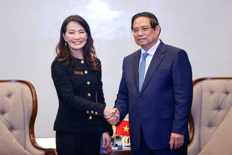 Thủ tướng Phạm Minh Chính tiếp lãnh đạo 7 tập đoàn kinh tế hàng đầu của Thái Lan- Ảnh 1.