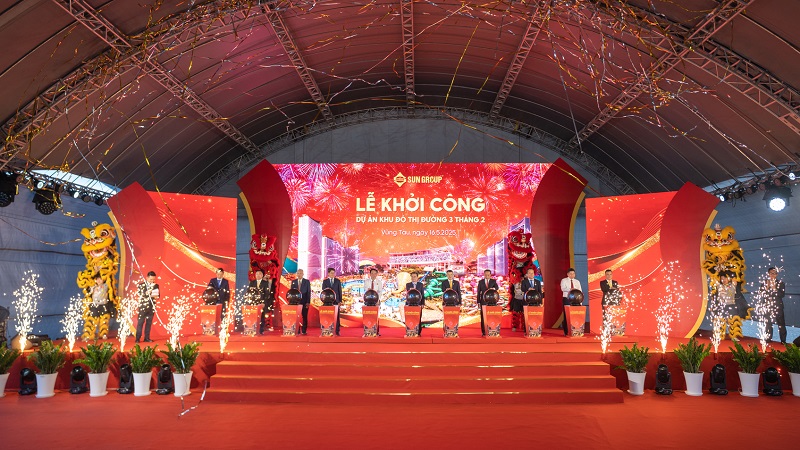 Sun Group khởi công khu đô thị biển 37.000 tỷ đồng lớn bậc nhất Vũng Tàu- Ảnh 1.