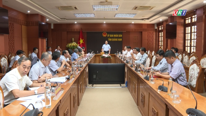 Quảng Nam họp về việc cung ứng vật liệu xây dựng- Ảnh 1.