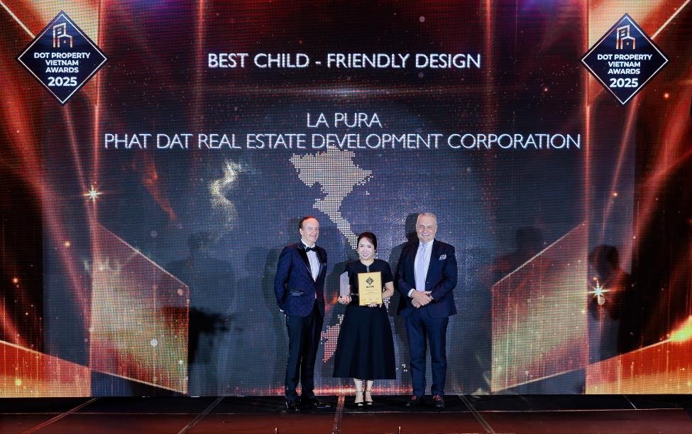 La Pura nhận “cú đúp” giải thưởng tại Dot Property Vietnam Awards 2025- Ảnh 1.