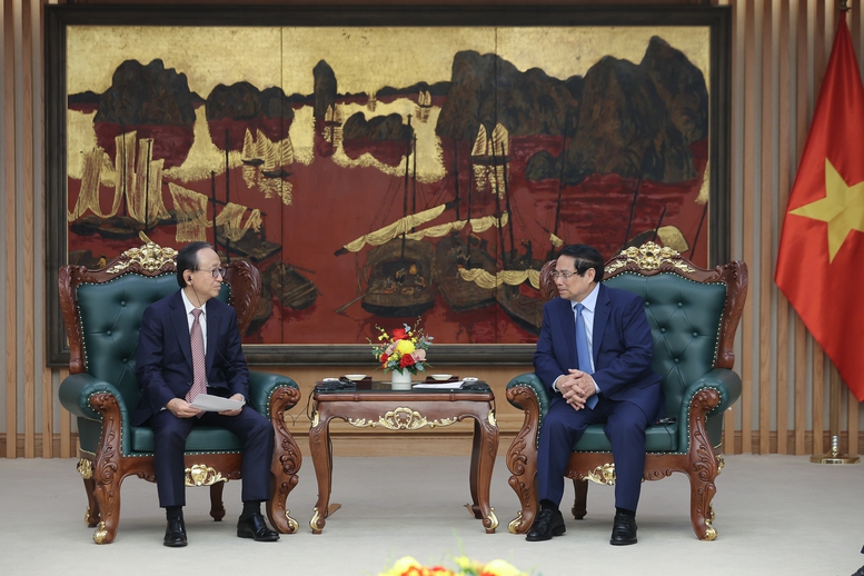 Thủ tướng đề nghị ng&acirc;n h&agrave;ng Nhật Bản tham gia Trung t&acirc;m t&agrave;i ch&iacute;nh quốc tế tại Việt Nam&nbsp;- Ảnh 1.