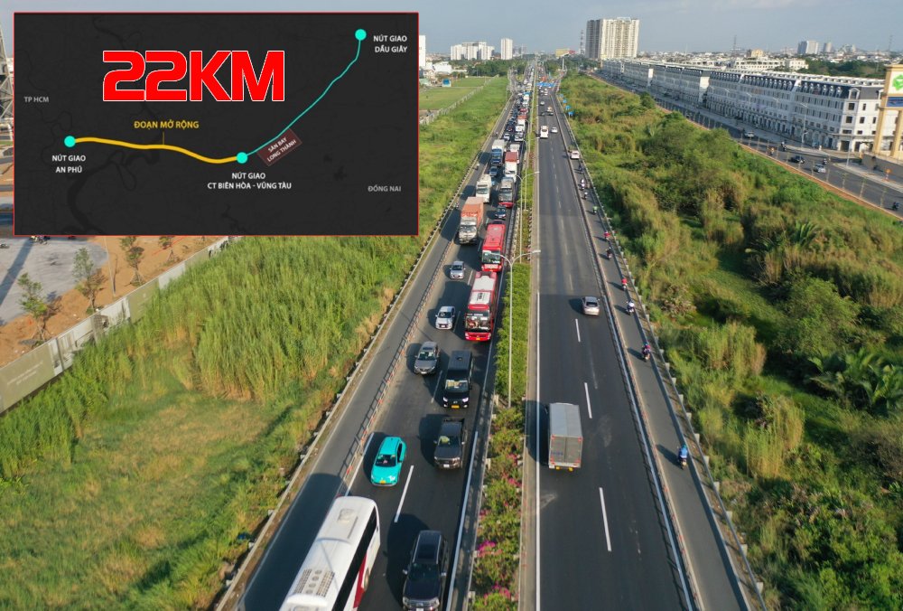 Dự án mở rộng cao tốc kết nối TP.HCM với sân bay Long Thành vừa được phê duyệt có quy mô ra sao?- Ảnh 1.