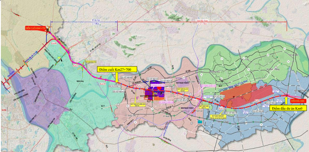 Liên danh Sun Group muốn làm tuyến đường 27km nối Hà Nội với sân bay Gia Bình- Ảnh 1.