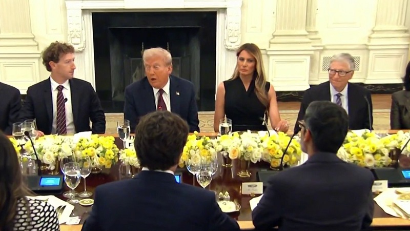 Tổng thống Trump tiếp “ông lớn” công nghệ tại Nhà Trắng: AI trở thành trung tâm bàn tiệc- Ảnh 1.