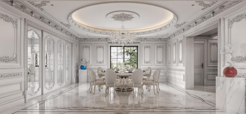 Khám phá không gian biệt thự hơn 300m2 với xem bong da truc tiep cup c1 cách tân cổ điển sang trọng- Ảnh 3.