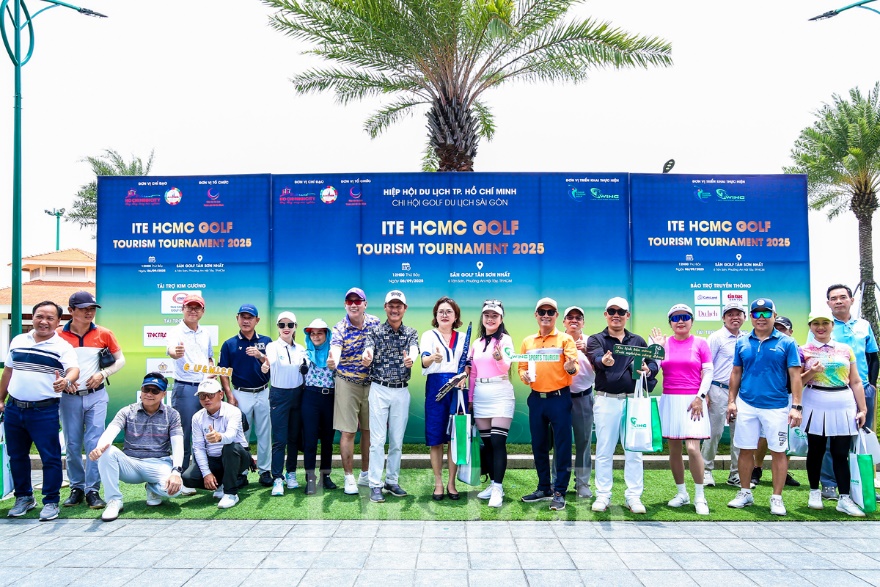 144 golfer tham gia Giải golf "ITE HCMC Golf Tourism Tournament 2025"- Ảnh 1.
