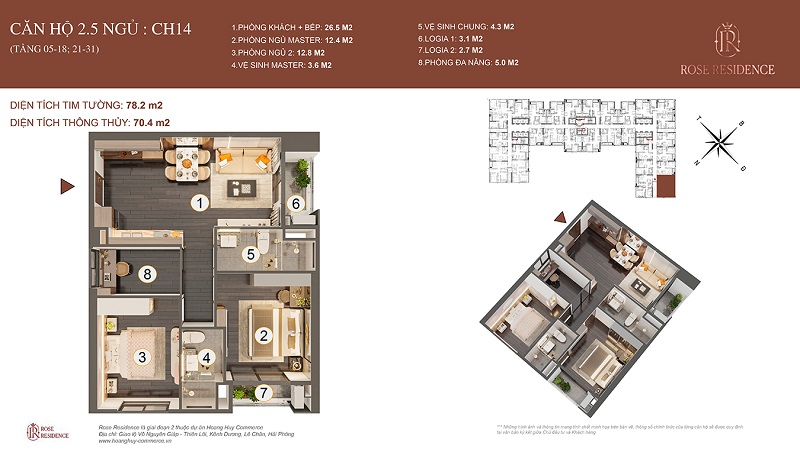 Tòa Rose Residence: Chung cư Hoàng Huy Commerce Hải Phòng- Ảnh 8. Tòa Rose Residence: Chung cư Hoàng Huy Commerce Hải Phòng- Ảnh 8.