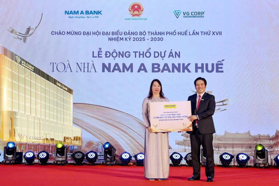 Động thổ tòa nhà Nam A Bank Huế - công trình xanh gắn kết hành trình di sản miền Trung- Ảnh 2.