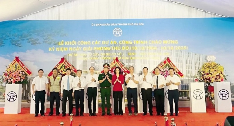 Khởi công Bệnh viện Thận cơ sở 2 gần 750 tỷ đồng tại Hà Nội- Ảnh 1.