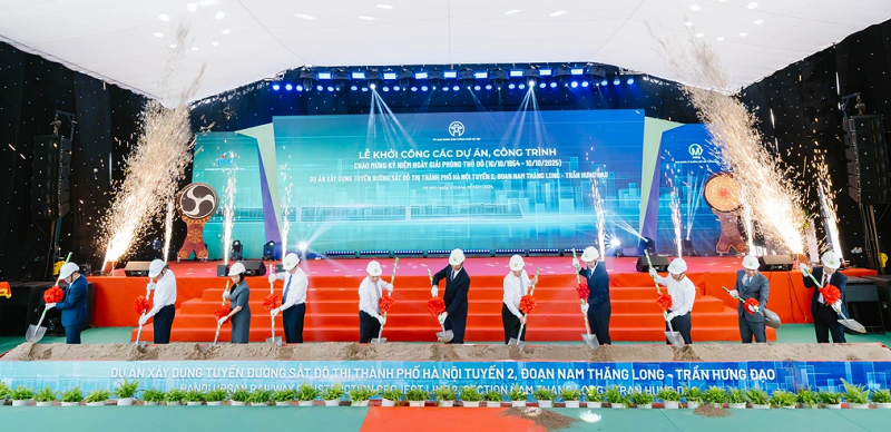 Hà Nội khởi công tuyến metro số 2 hơn 35.600 tỷ đồng- Ảnh 1.