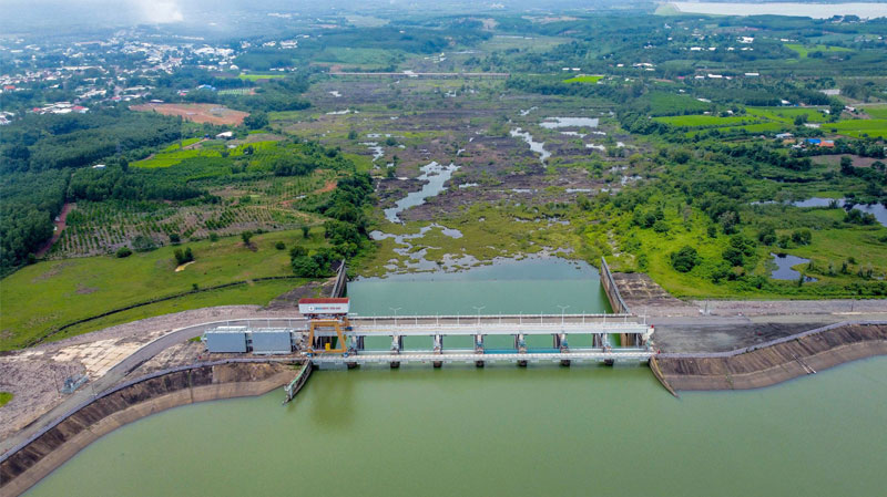 Tiến độ dự &aacute;n nh&agrave; m&aacute;y Thủy điện Trị An mở rộng v&agrave; đường dẫn cầu Hiếu Li&ecirc;m- Ảnh 1.