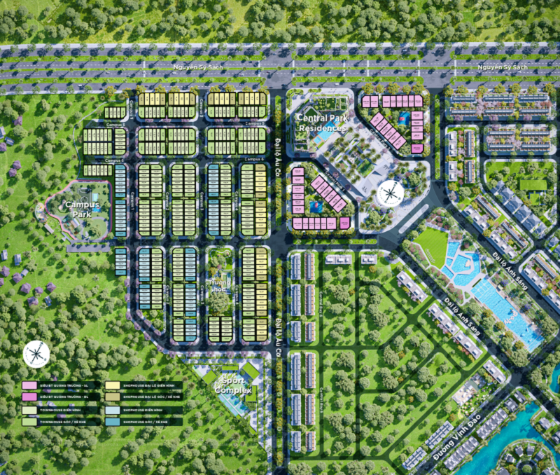 The Campus 2: Phân khu tại Eco Central Park Nghệ An- Ảnh 3.