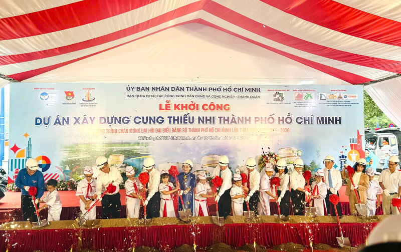 TP.HCM khởi công xây dựng Cung thiếu nhi 1.124 tỷ đồng- Ảnh 1. TP.HCM khởi công xây dựng Cung thiếu nhi 1.124 tỷ đồng- Ảnh 1.