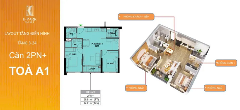 The K-Park Avenue: Phân khu tại Vinhomes Star City truc tiep bong da vtv6 Hóa- Ảnh 6.