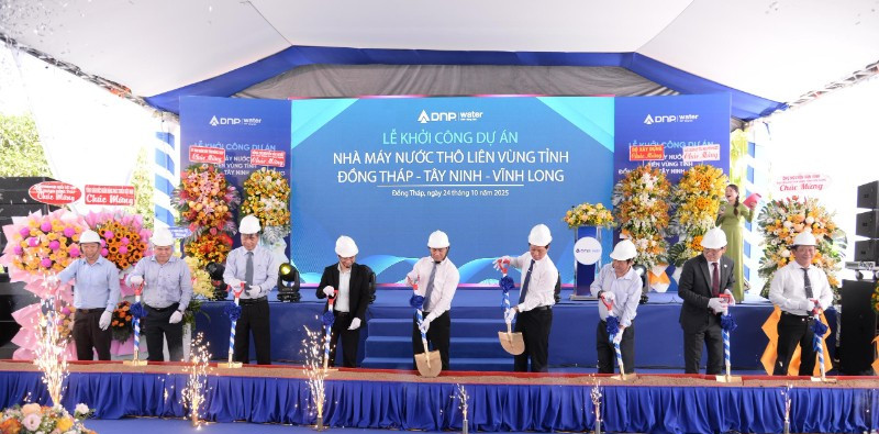 Khởi công nhà máy nước thô liên vùng tại miền Tây hơn 1.800 tỷ đồng- Ảnh 1.