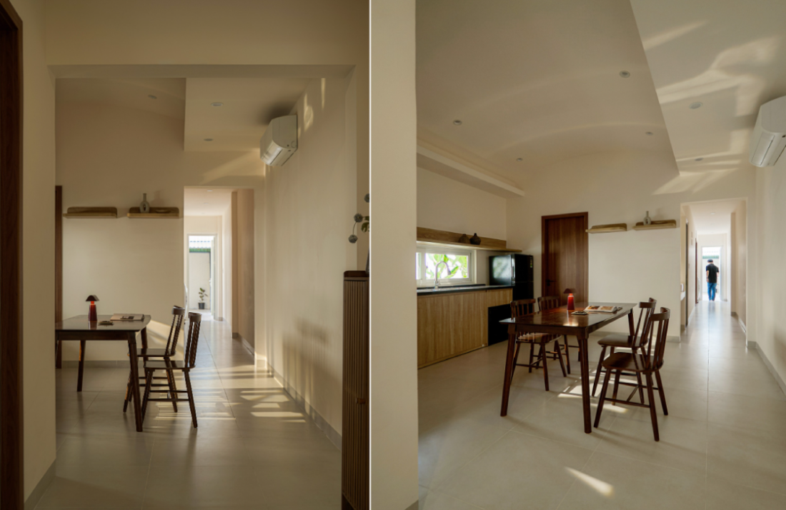 Nhà cấp 4 Bình Dương tối giản sân vườn chiếm nửa đất sau nhiều thay đổi thiết kế- Ảnh 7. Nhà cấp 4 Bình Dương tối giản sân vườn chiếm nửa đất sau nhiều thay đổi thiết kế- Ảnh 7.