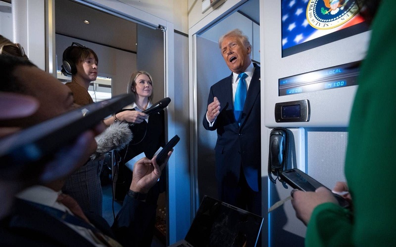 Ông Trump tuyên bố sẽ không dự phiên điều trần của Tòa án Tối cao về chính sách thuế quan- Ảnh 1. Ông Trump tuyên bố sẽ không dự phiên điều trần của Tòa án Tối cao về chính sách thuế quan- Ảnh 1.