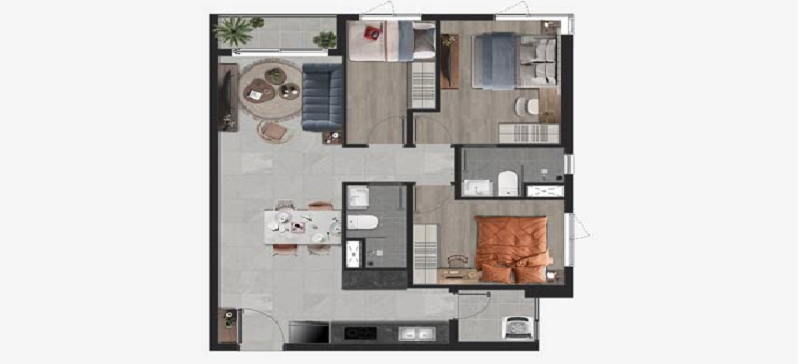 The Emerald Garden View: Dự án căn hộ tại TP.HCM- Ảnh 5. The Emerald Garden View: Dự án căn hộ tại TP.HCM- Ảnh 5.