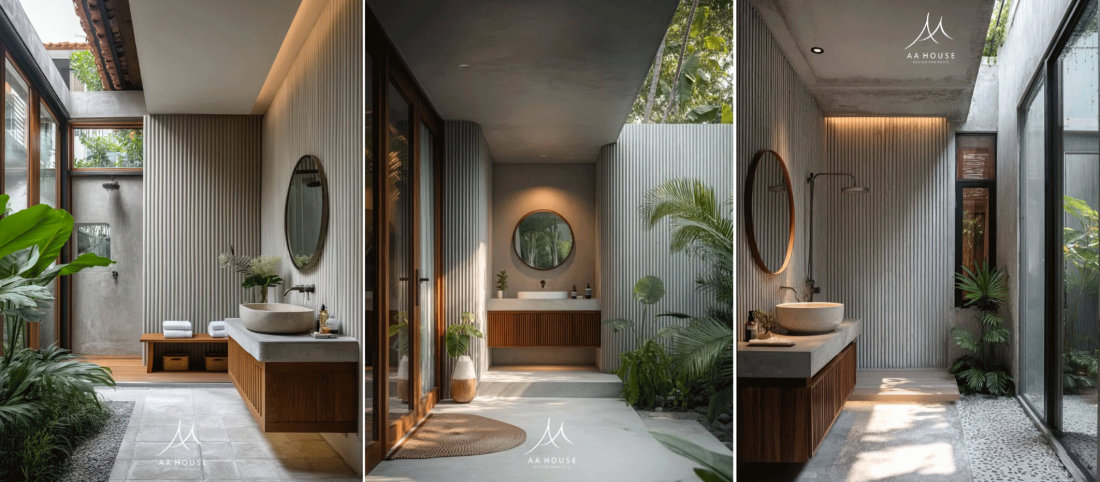 Nhà chữ L Tây Ninh: Mặt ngoài bê tông bên trong kiên cố, bên trong khoảng rỗng đôi ôm trọn thiên nhiên- Ảnh 10. Nhà chữ L Tây Ninh: Mặt ngoài bê tông bên trong kiên cố, bên trong khoảng rỗng đôi ôm trọn thiên nhiên- Ảnh 10.