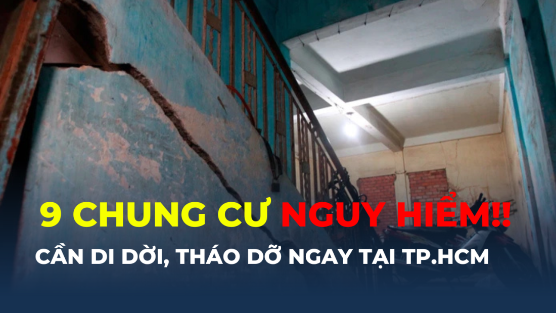 9 chung cư nguy hiểm cần di dời, tháo dỡ ngay tại TP.HCM- Ảnh 1.