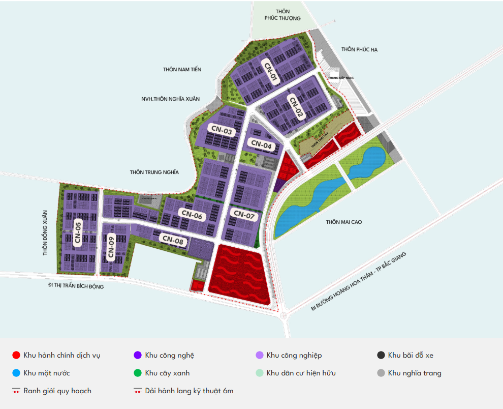 Khu công nghiệp Song Mai - Nghĩa Trung Bắc Ninh- Ảnh 2. Khu công nghiệp Song Mai - Nghĩa Trung Bắc Ninh- Ảnh 2.