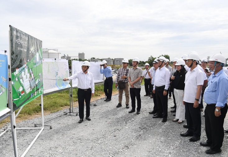 Tiến độ dự án nhà máy điện khí công suất 2.700 MW tại xã Hiệp Phước, TP.HCM- Ảnh 1.