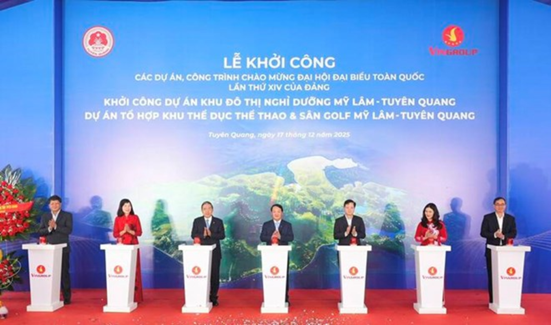 Tuy&ecirc;n Quang đồng loạt khởi c&ocirc;ng c&aacute;c dự &aacute;n trọng điểm quy m&ocirc; lớn- Ảnh 1.