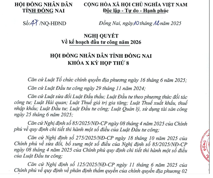 Danh sách 19 giao thông trọng điểm Đồng Nai năm 2026, tổng vốn hơn 27.000 tỷ- Ảnh 1. Danh sách 19 giao thông trọng điểm Đồng Nai năm 2026, tổng vốn hơn 27.000 tỷ- Ảnh 1.