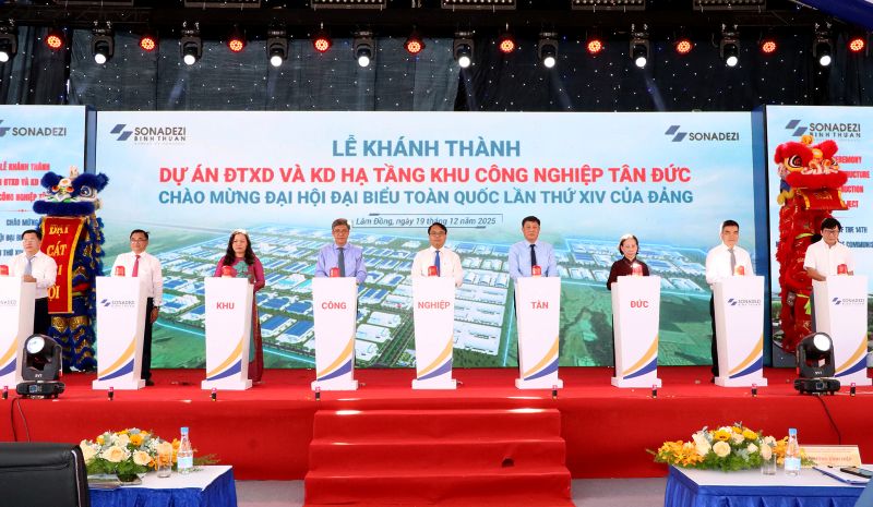 Kh&aacute;nh th&agrave;nh dự &aacute;n khu c&ocirc;ng nghiệp T&acirc;n Đức 1.200 tỷ đồng tại L&acirc;m Đồng- Ảnh 1.