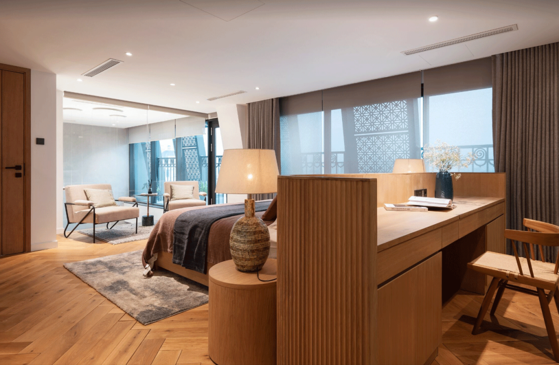 Penthouse view Hồ Gươm mang phong c&aacute;ch New York giữa Phố Cổ- Ảnh 12.