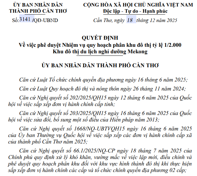 Duyệt quy hoạch phân khu siêu đô thị lớn nhất Đồng bằng Sông Cửu Long dân số 300.000 người- Ảnh 3. Duyệt quy hoạch phân khu siêu đô thị lớn nhất Đồng bằng Sông Cửu Long dân số 300.000 người- Ảnh 3.