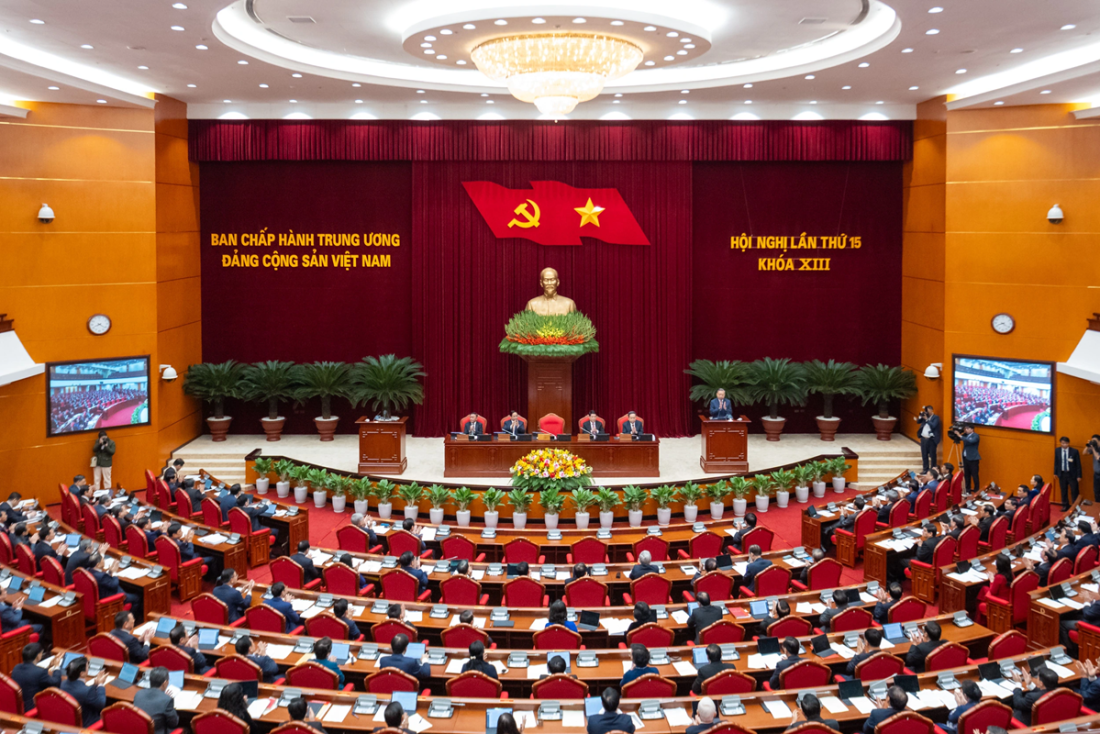 Khai mạc Hội nghị Trung ương 15 kh&oacute;a XIII tại H&agrave; Nội- Ảnh 1.