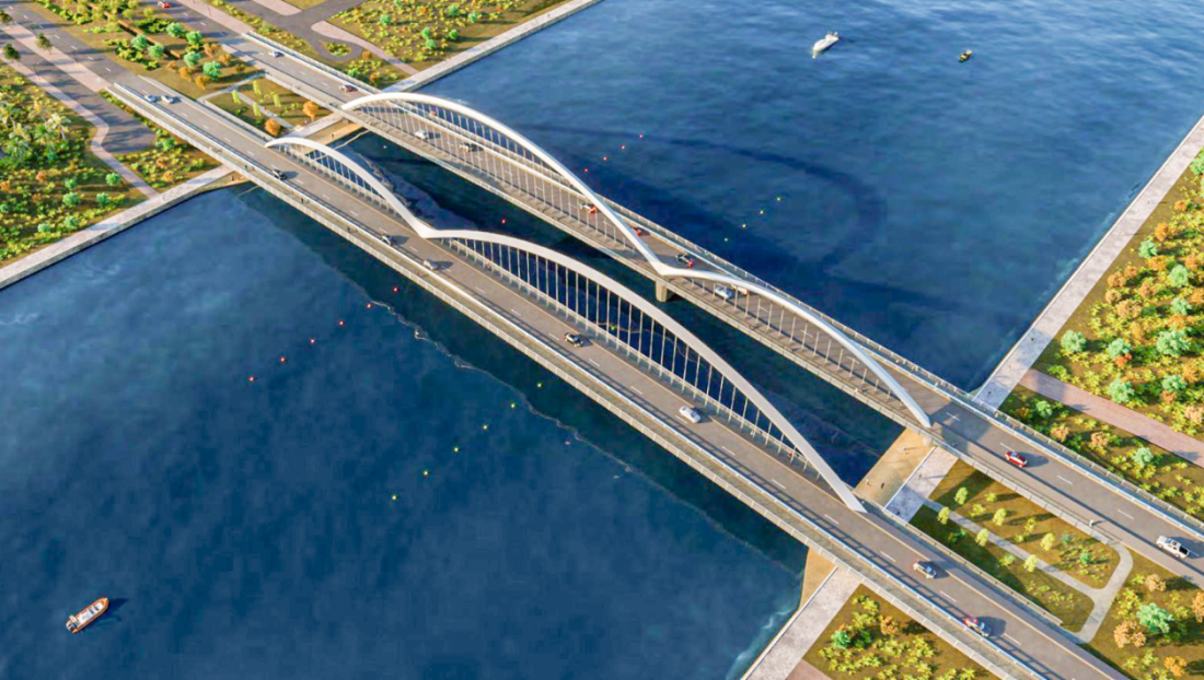 Khởi c&ocirc;ng cầu Nguyễn Tất Th&agrave;nh kết nối Nha Trang, Cam L&acirc;m v&agrave; s&acirc;n bay Cam Ranh- Ảnh 1.