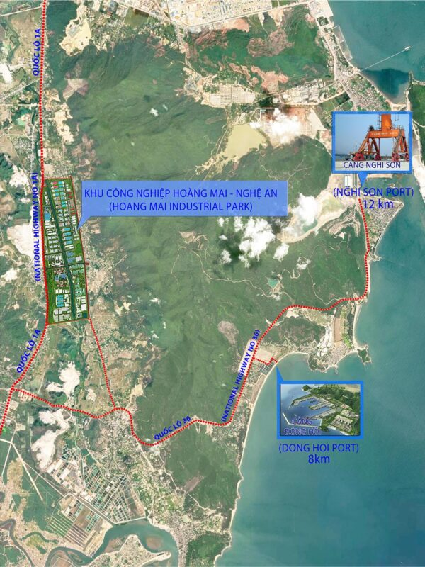 Khu c&ocirc;ng nghiệp Ho&agrave;ng Mai 1 Nghệ An- Ảnh 1.