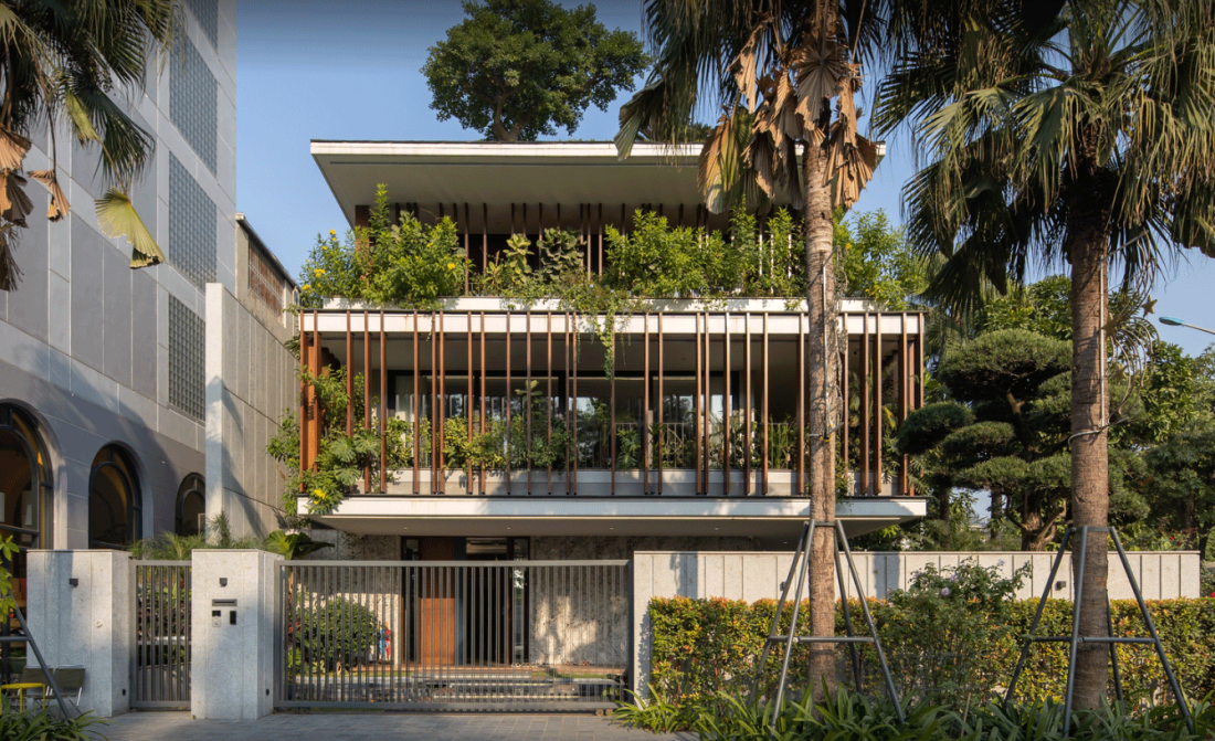 Biệt thự g&oacute;c Bắc Giang kiến tạo ng&ocirc;i l&agrave;ng thẳng đứng đa lớp cho gia đ&igrave;nh đa thế hệ- Ảnh 5.