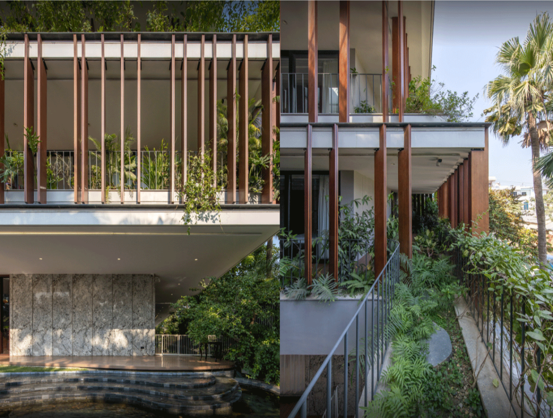 Biệt thự g&oacute;c Bắc Giang kiến tạo ng&ocirc;i l&agrave;ng thẳng đứng đa lớp cho gia đ&igrave;nh đa thế hệ- Ảnh 7.