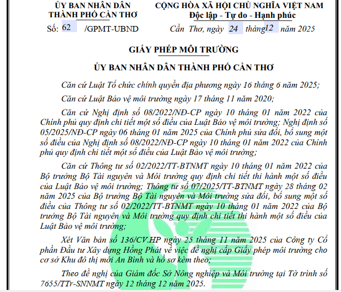 Th&ocirc;ng tin mới về khu đ&ocirc; thị An B&igrave;nh Cần Thơ- Ảnh 2.