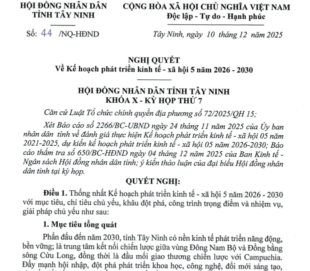 Loạt dự &aacute;n khủng T&acirc;y Ninh đầu tư trong 5 năm tới- Ảnh 1.
