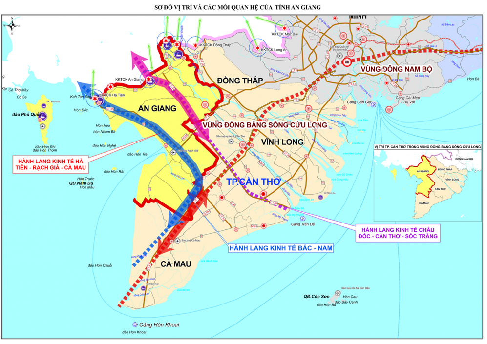 Tiến độ mới nhất Quy hoạch An Giang 2030- Ảnh 1.