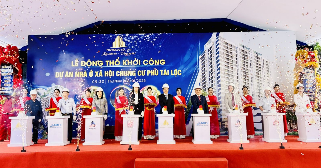 Người d&acirc;n Gia Lai c&oacute; th&ecirc;m cơ hội an cư với gần 300 căn nh&agrave; ở x&atilde; hội vừa khởi c&ocirc;ng- Ảnh 1.